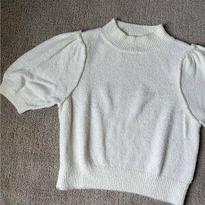 Free People Puff Short Sleeve Sweater